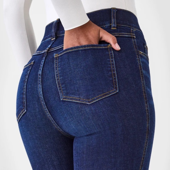 SPANX Flare Jeans Midnight Shade Large - Picture 4 of 10